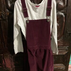 H&M Kids Plum Corduroy Overalls